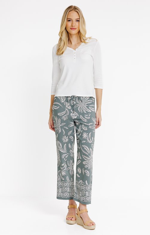 Pantacourt imprimé avec base