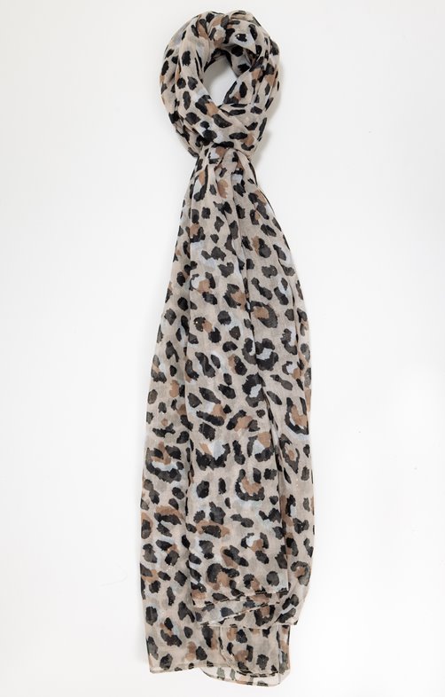 Grand foulard léger imprimé