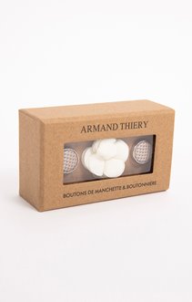 Box boutonnière et boutons manchettes