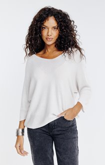 Pull maille brillante