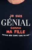 Tee-shirt génial comme ma fille
