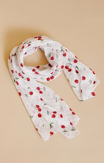 Petit foulard cerises
