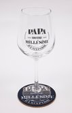 Verre à vin papa notre millésime