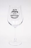 Verre à vin beau papa notre millésime