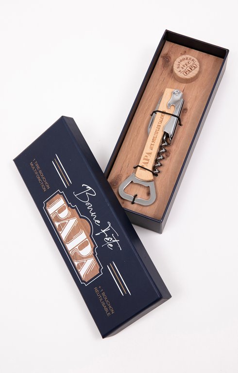 Box couteau multifonction et bouchon