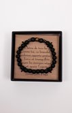 Bracelet obsidienne 