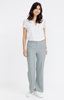 Pantalon de tailleur coupe large