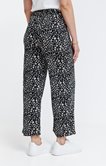 PANTALON LARGE IMPRIME MAILLE FROISSE