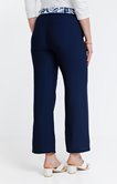 PANTALON COUPE LARGE CEINTURE IMPRIMEE