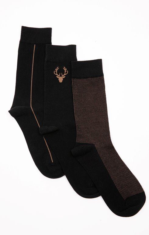Pack 3 paires de chaussettes Stag