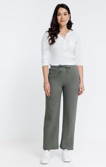 Jogpant en gaz de coton