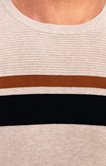 Pull col rond rayé stripe