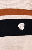 Pull col rond rayé stripe