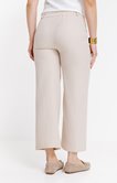 Pantalon fluide très large avec piping 