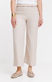 Pantalon fluide très large avec piping 