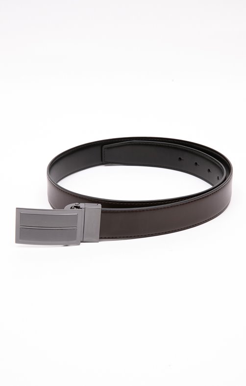 Ceinture réversible à plaque Silverline