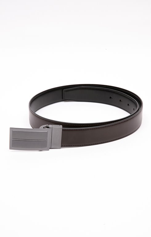 Ceinture réversible à plaque Silverline