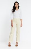 PANTALON COUPE LARGE EN DENIM PASTEL