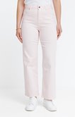 PANTALON COUPE LARGE EN DENIM PASTEL