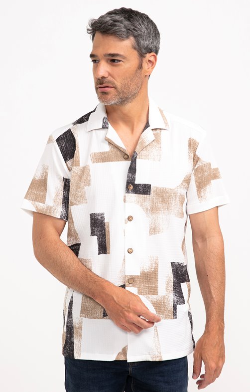 Chemise manches courtes Puzzle