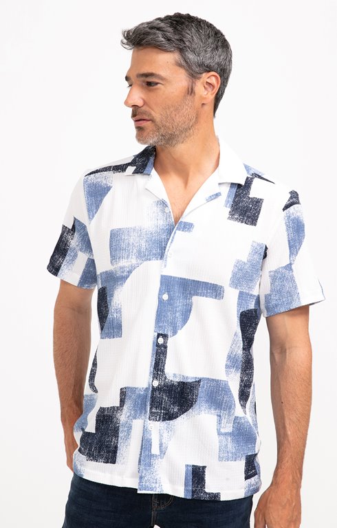 Chemise manches courtes Puzzle