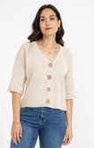Cardigan manches pagode