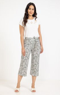 Jupe culotte fluide imprimée