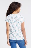 Tee-shirt imprimé manhces courtes