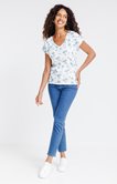 Tee-shirt imprimé manhces courtes