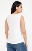 Tee-shirt uni sans manche
