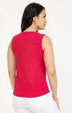 Tee-shirt uni sans manche