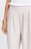 Pantalon boule plissé