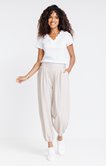 Pantalon boule plissé