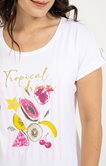 Tee-shirt imprimé manches courtes