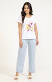 Tee-shirt imprimé manches courtes