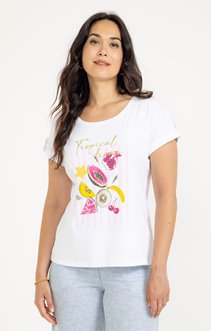Tee-shirt imprimé manches courtes