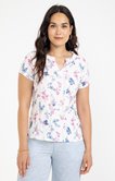 Tee-shirt imprimé manches courtes