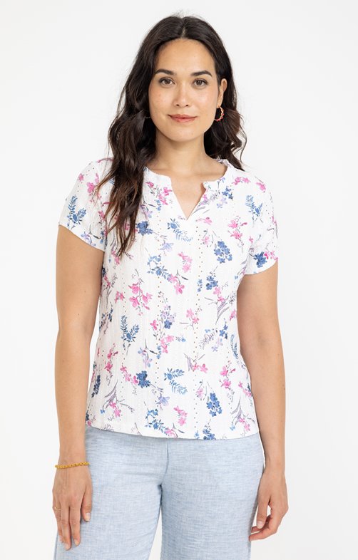 Tee-shirt imprimé manches courtes