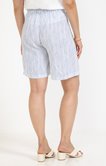 SHORT RAYE CONTENANT DU LIN