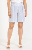SHORT RAYE CONTENANT DU LIN