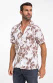 Chemise manches courtes Crep Flower