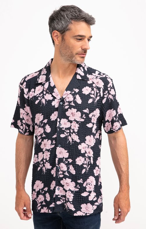 Chemise manches courtes Flo Pink