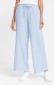Pantalon coupe jog large rayé lurex