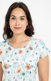Tee-shirt imprimé fleurs