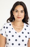 TEE-SHIRT MANCHES COURTES MOTIFS POIS