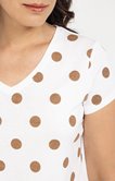 TEE-SHIRT MANCHES COURTES MOTIFS POIS
