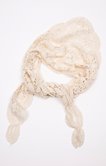 Foulard triangle en crochet