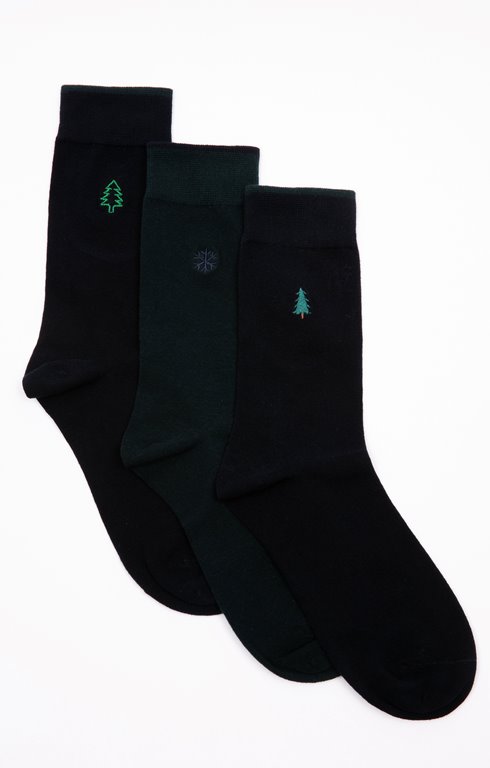 Pack de 3 paires de chaussettes Sapin