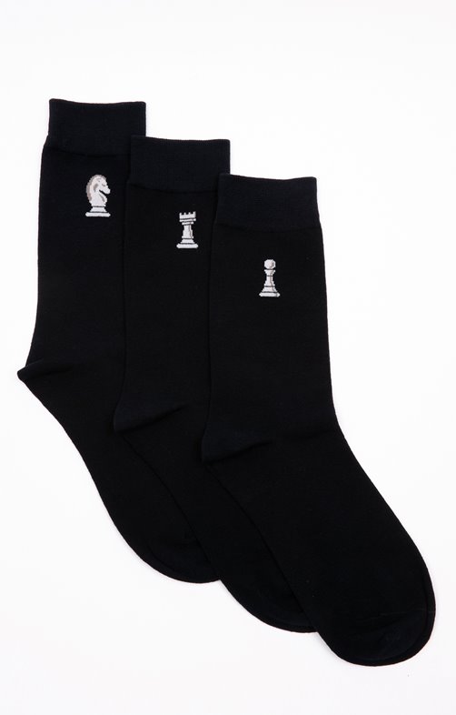 Pack de 3 paires de chaussettes Echec