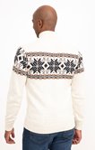 Pull col montant jacquard Flocon